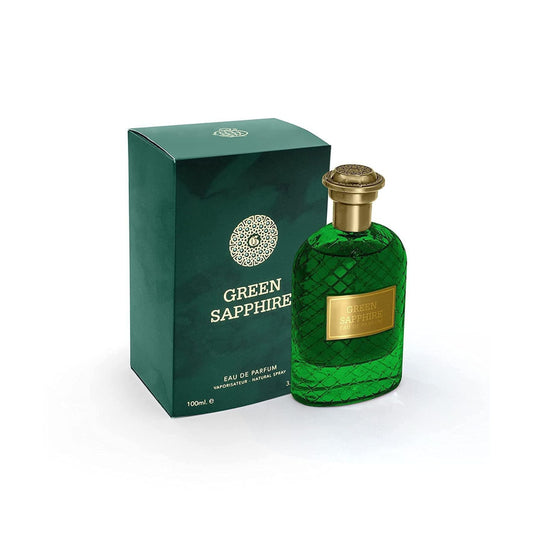 Fragrance World Green Sapphire Eau de Parfum perfume bottle