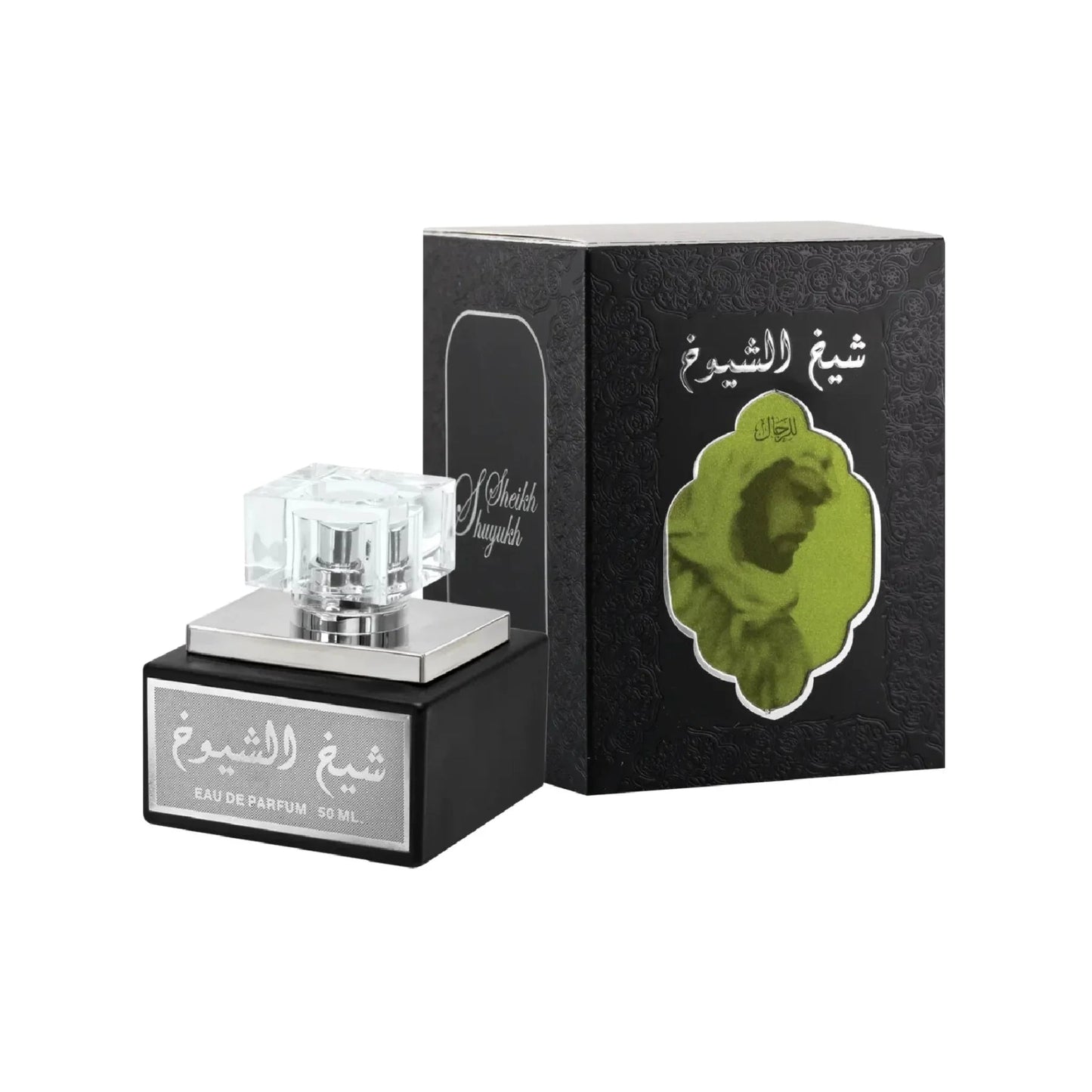 Lattafa Sheikh Al Shuyukh Eau de Parfum bottle and box