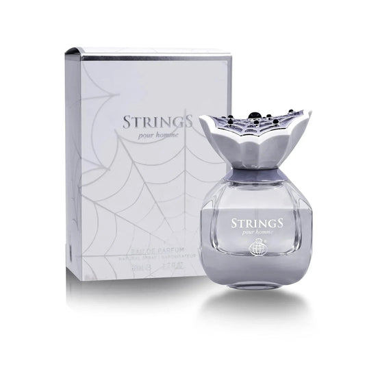 Fragrance World Strings Eau de Parfum perfume bottle
