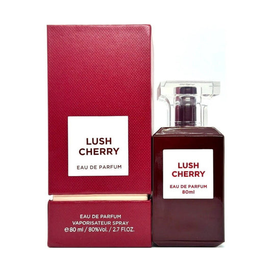 Fragrance World Lush Cherry Eau de Parfum perfume bottle