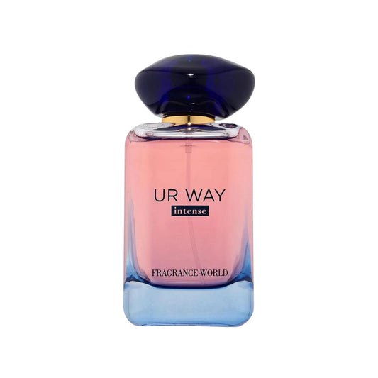 Fragrance World UR Way Intense Eau de Parfum perfume bottle