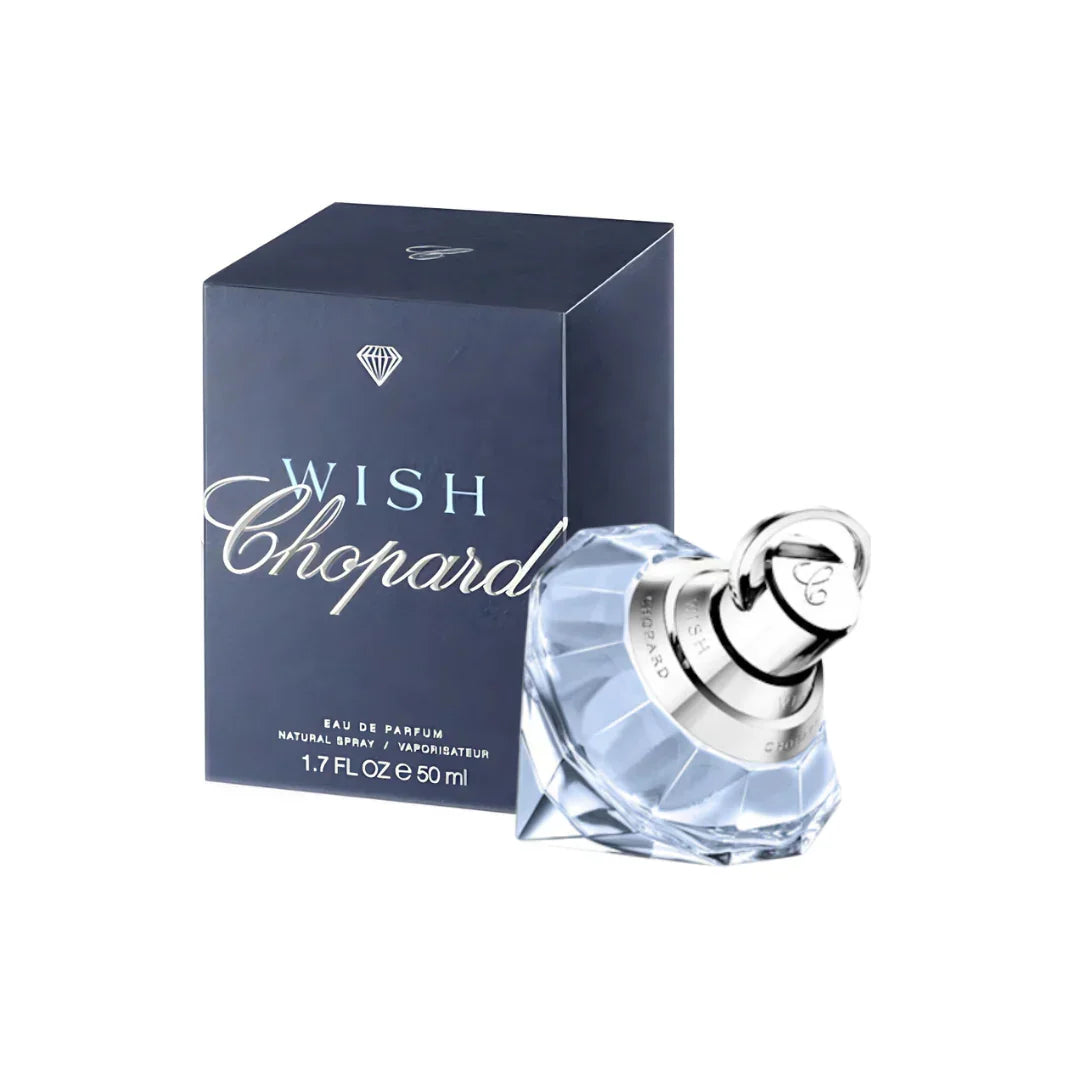 Chopard Wish Eau de Parfum bottle and box