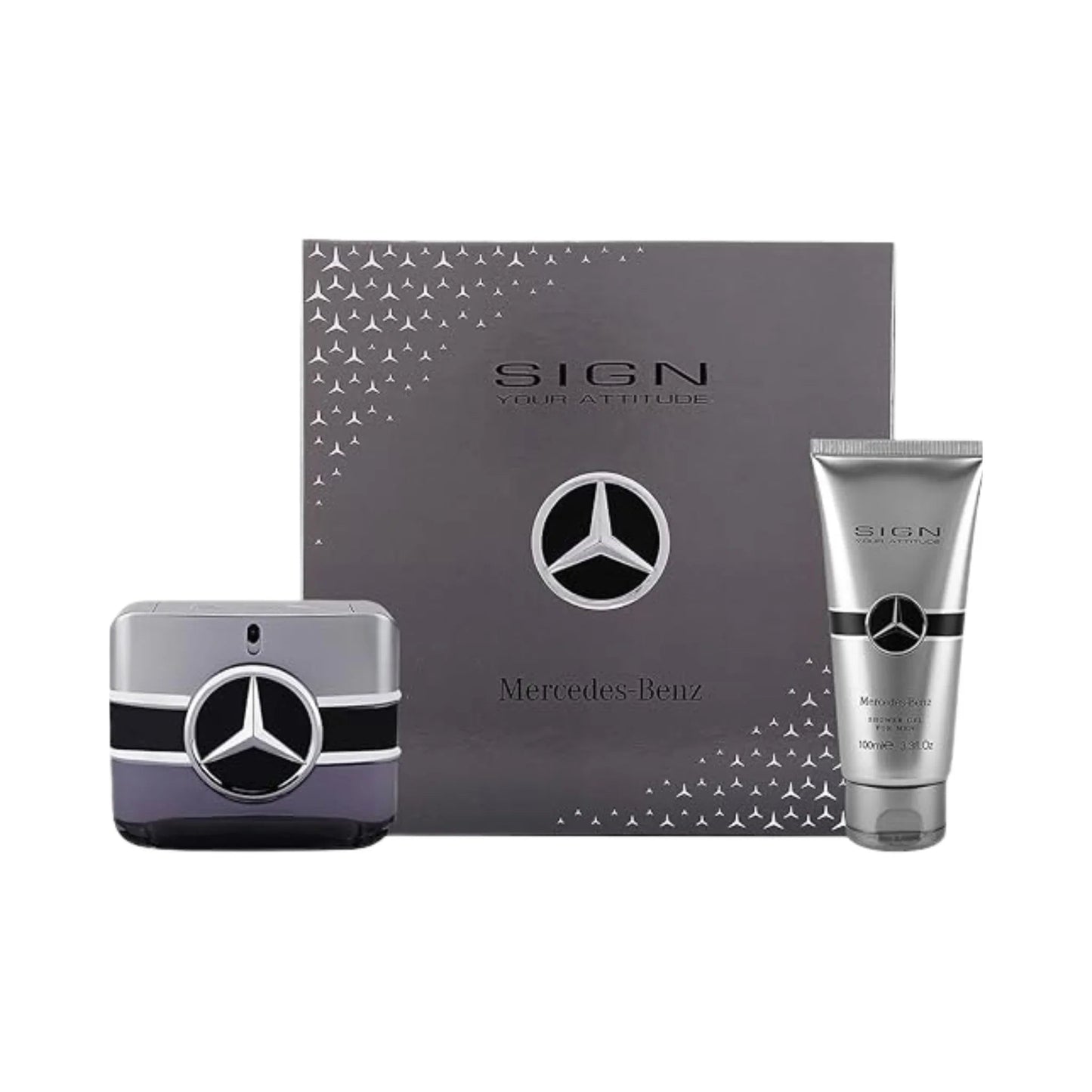 Mercedes Benz Sign Your Attitude Eau de Toilette carton and packaging