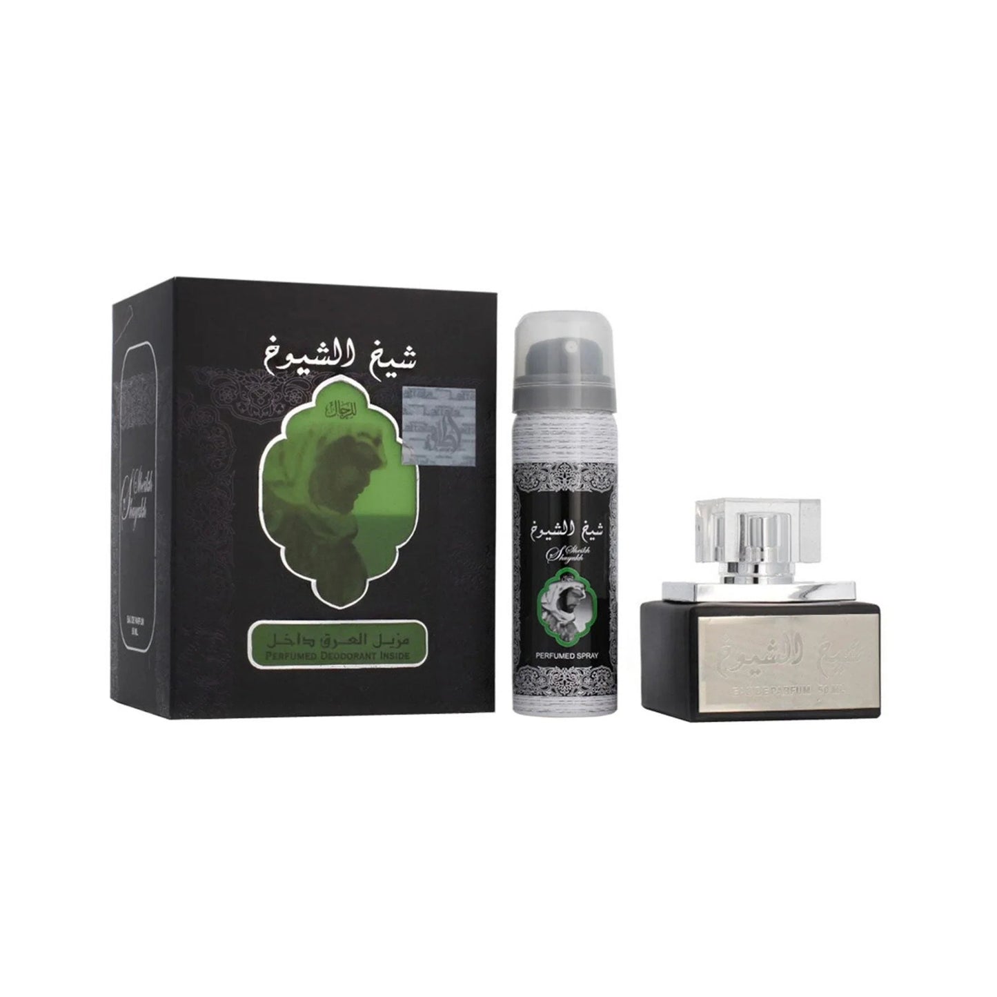 Lattafa Sheikh Al Shuyukh Eau de Parfum packaging box