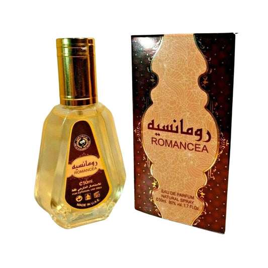 Ard Al Zaafaran Romancea Eau de Parfum perfume bottle
