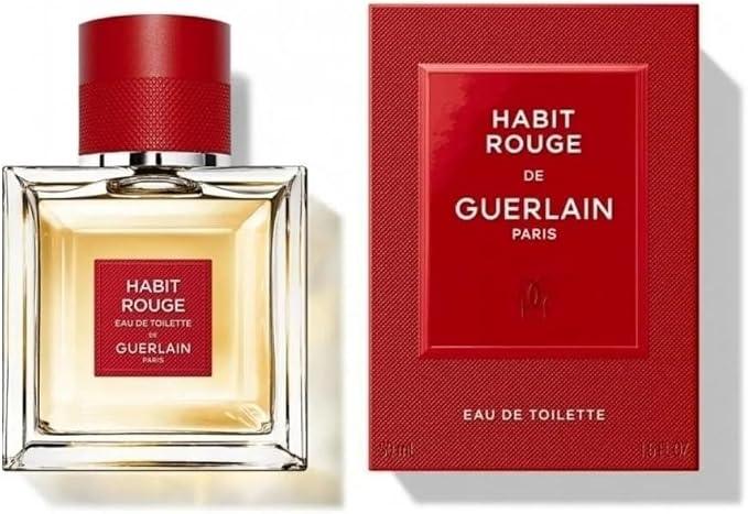 Guerlain Habit Rouge Eau de Toilette label detail