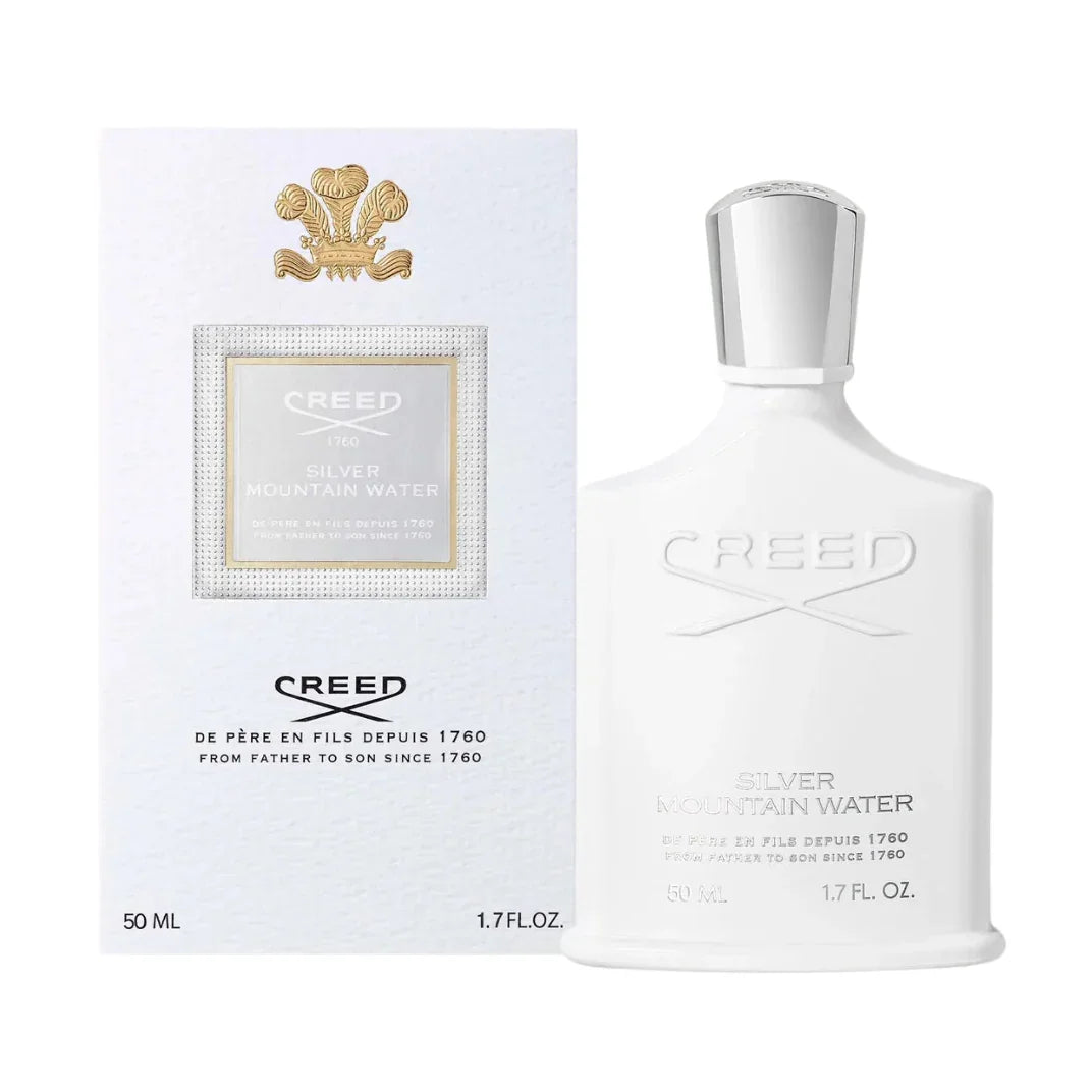 Creed Silver Mountain Water Eau de Parfum bottle and box