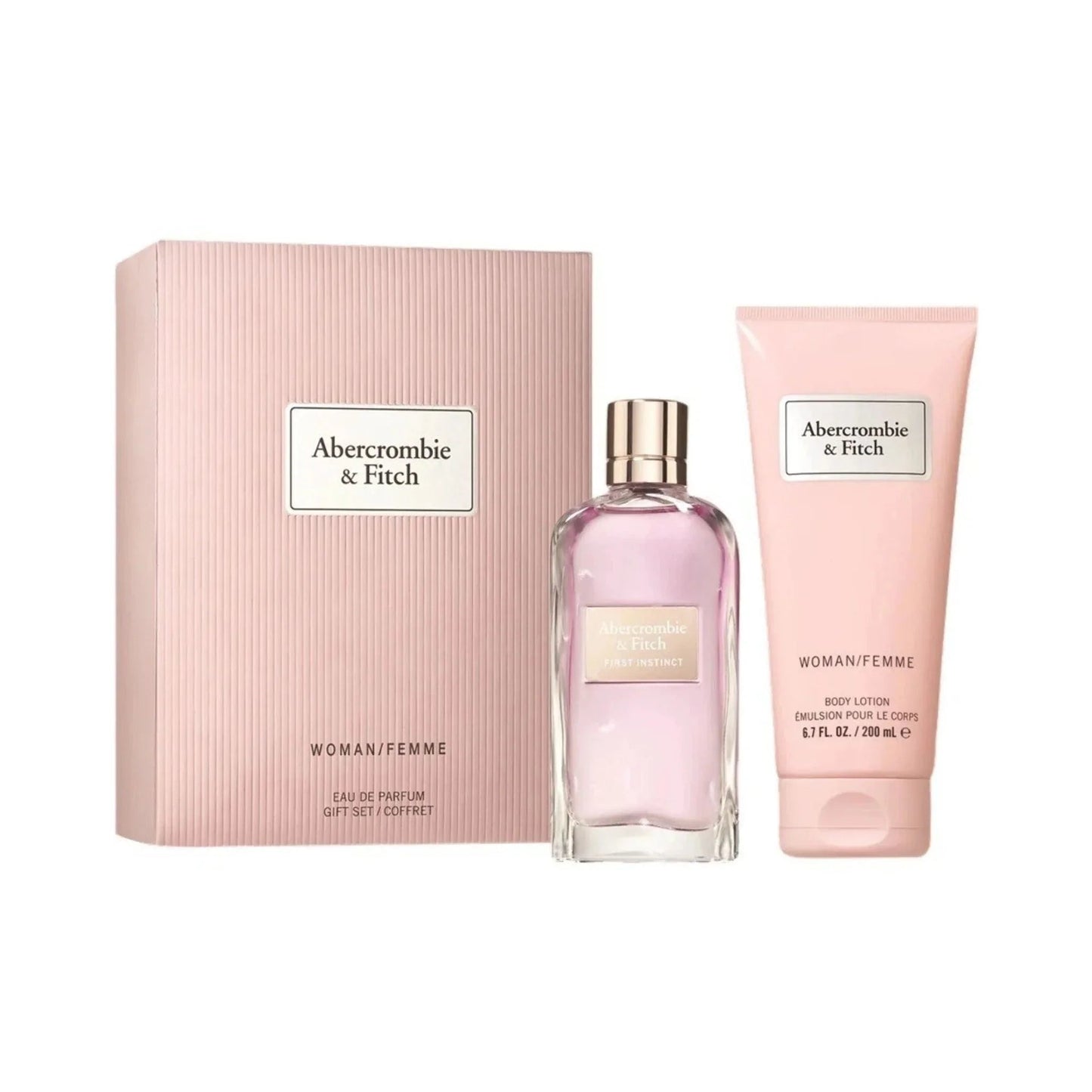 Abercrombie & Fitch First Instinct Eau de Parfum bottle close-up detail