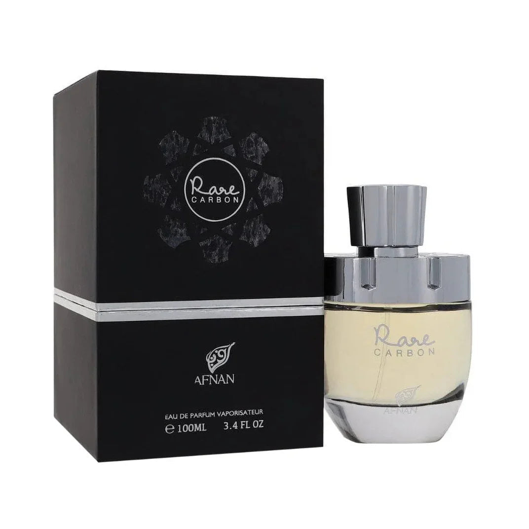 Afnan Rare Carbon Eau de Parfum packaging box