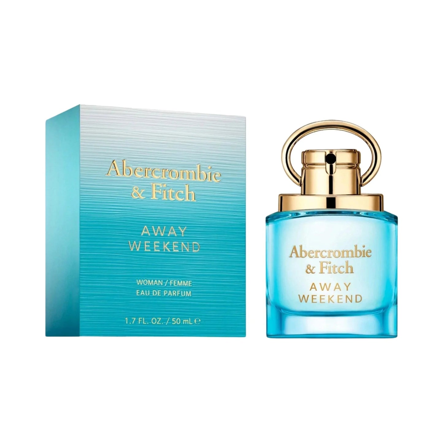 Abercrombie & Fitch Away Weekend Eau de Parfum carton and packaging
