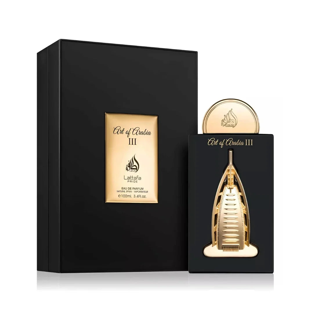 Lattafa Pride Art Of Arabia III Eau de Parfum packaging box