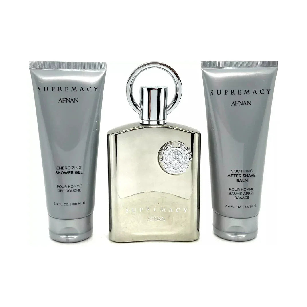 Afnan Supremacy Silver Pour Homme Eau de Parfum carton and packaging