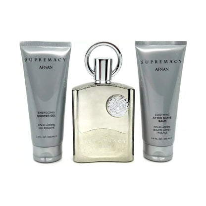 Afnan Supremacy Silver Pour Homme Eau de Parfum carton and packaging