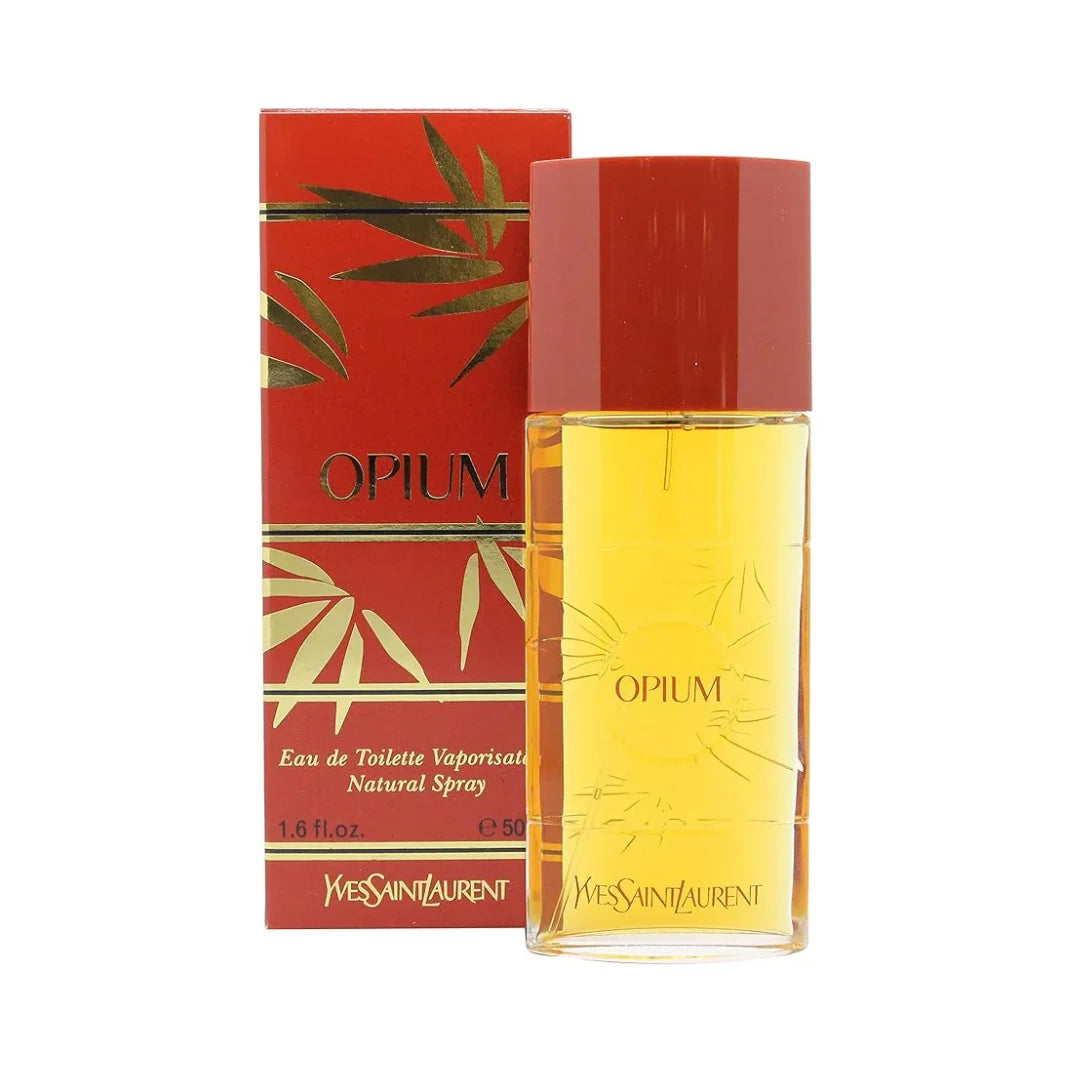 Yves Saint Laurent Opium Eau de Toilette bottle and box