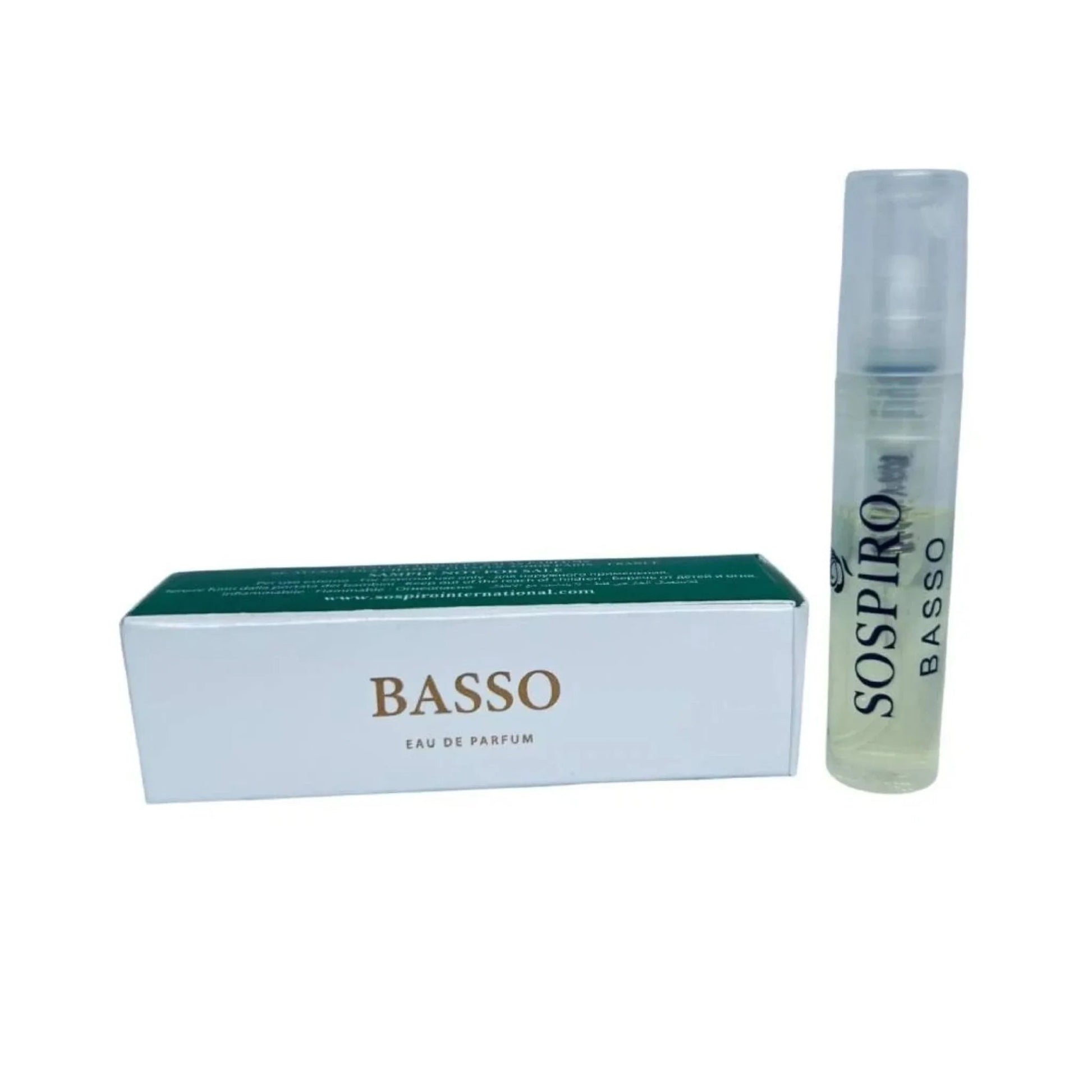 Sospiro Basso Eau de Parfum bottle and box