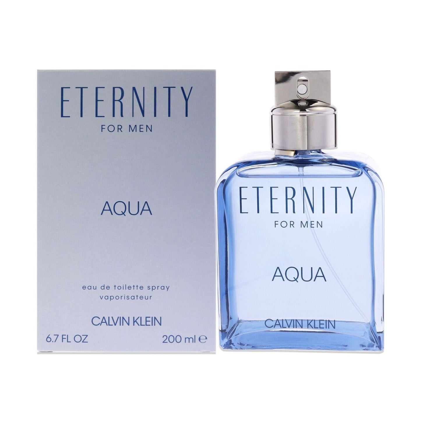 Calvin Klein Eternity Aqua Eau de Toilette bottle close-up detail