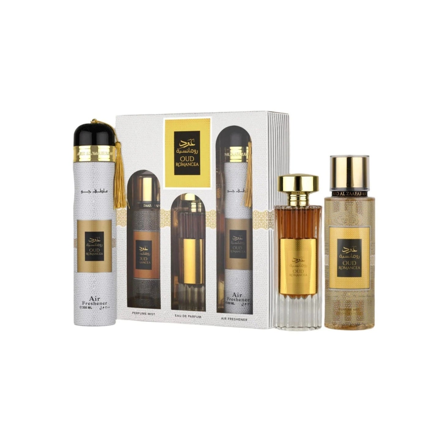 Ard Al Zaafaran Oud Romancea Eau de Parfum packaging box