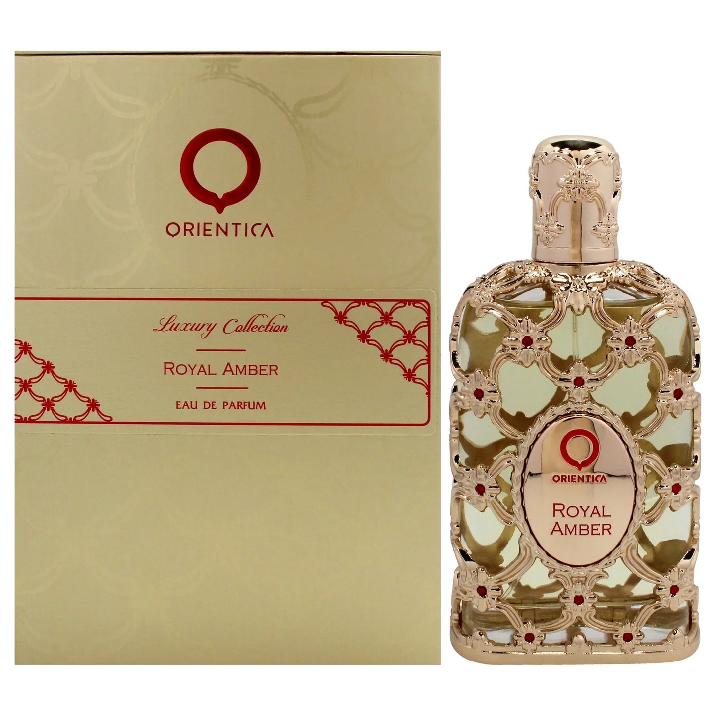 Orientica Royal Amber Eau de Parfum packaging box