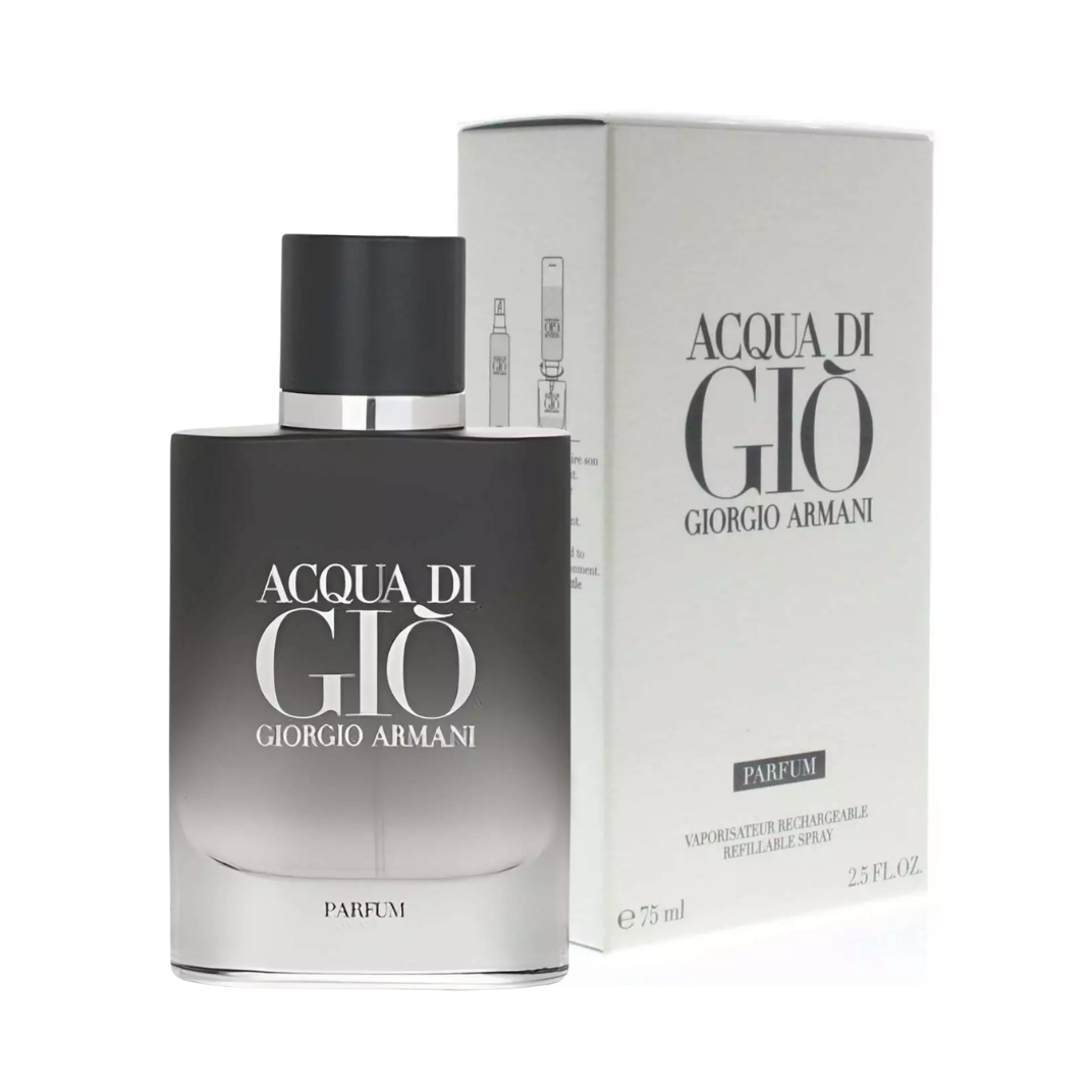 Giorgio Armani Acqua Di Gio Parfum label detail