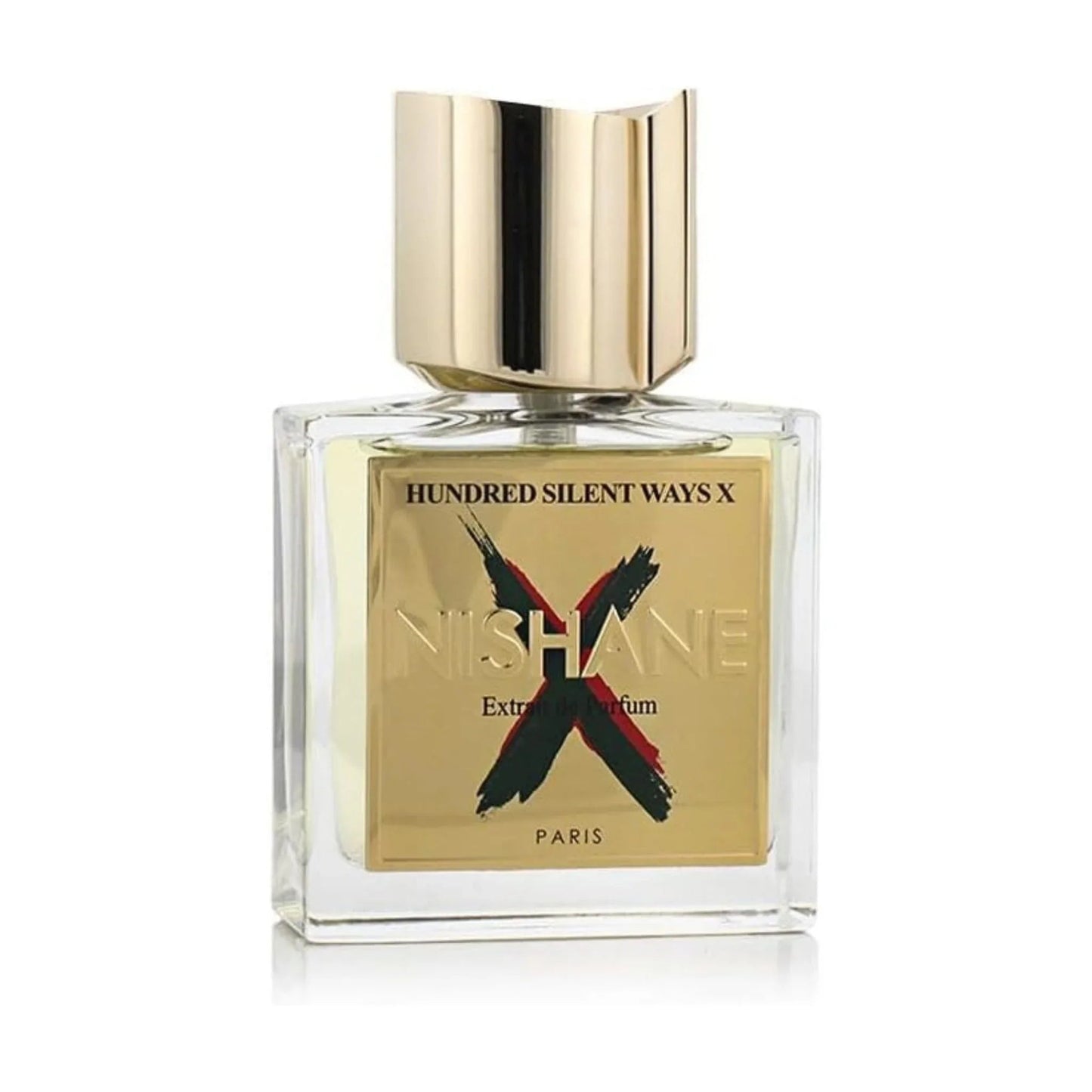 Nishane Hundred Silent Ways X Extrait de Parfum bottle close-up detail