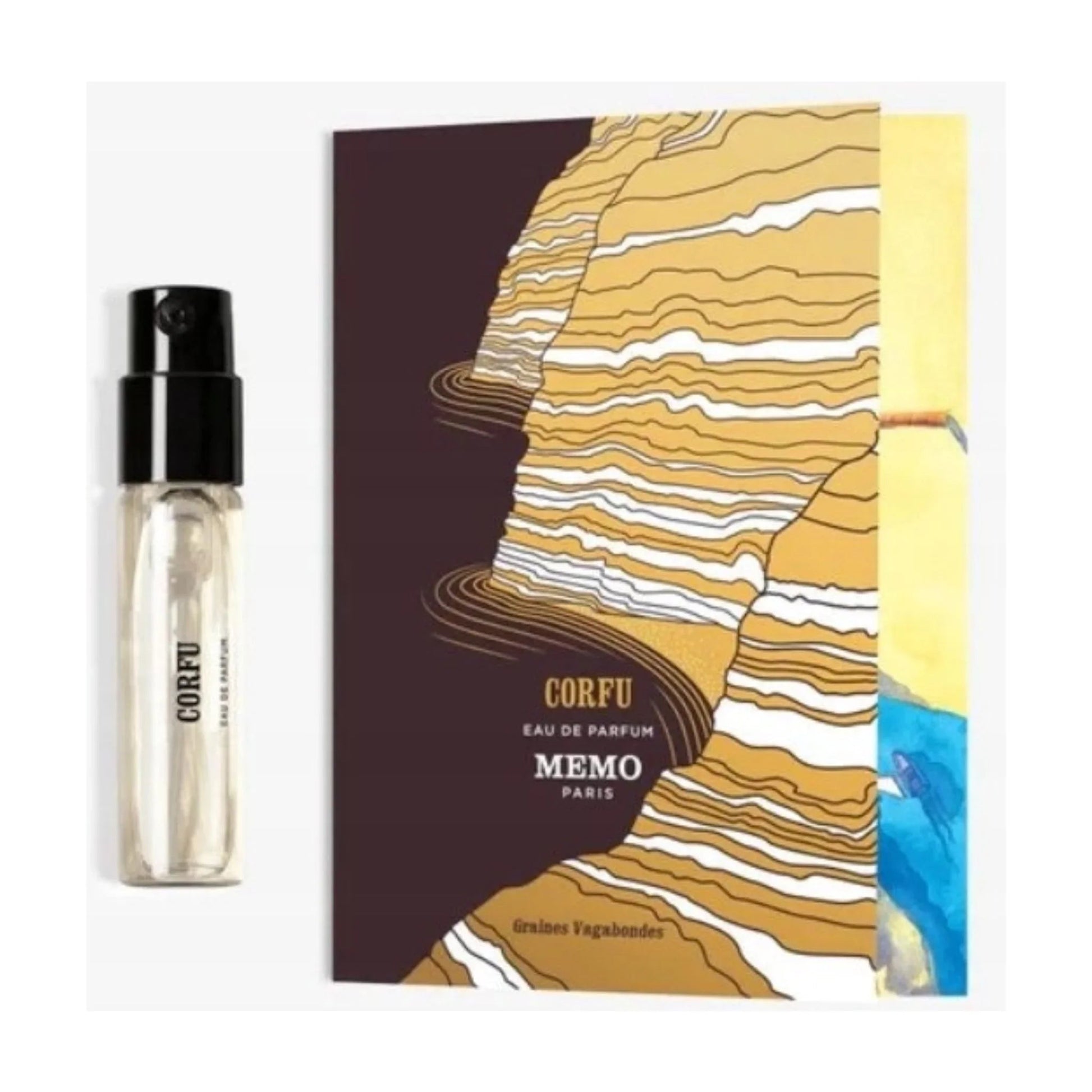 Memo Paris Corfu Graines Vagabondes Eau de Parfum bottle and box