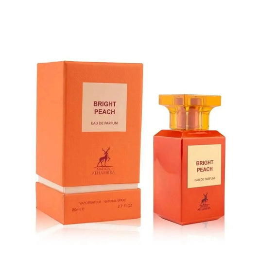 Maison Alhambra Bright Peach Eau de Parfum perfume bottle
