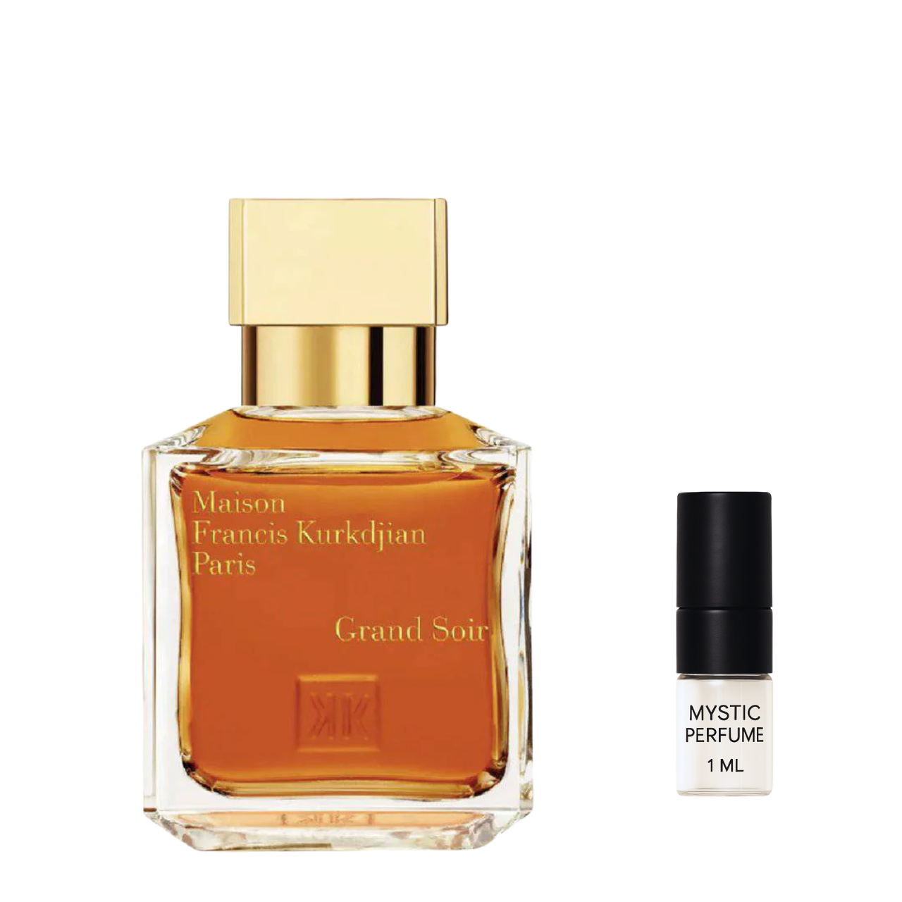 Maison Francis Kurkdjian Grand Soir sample vial label detail