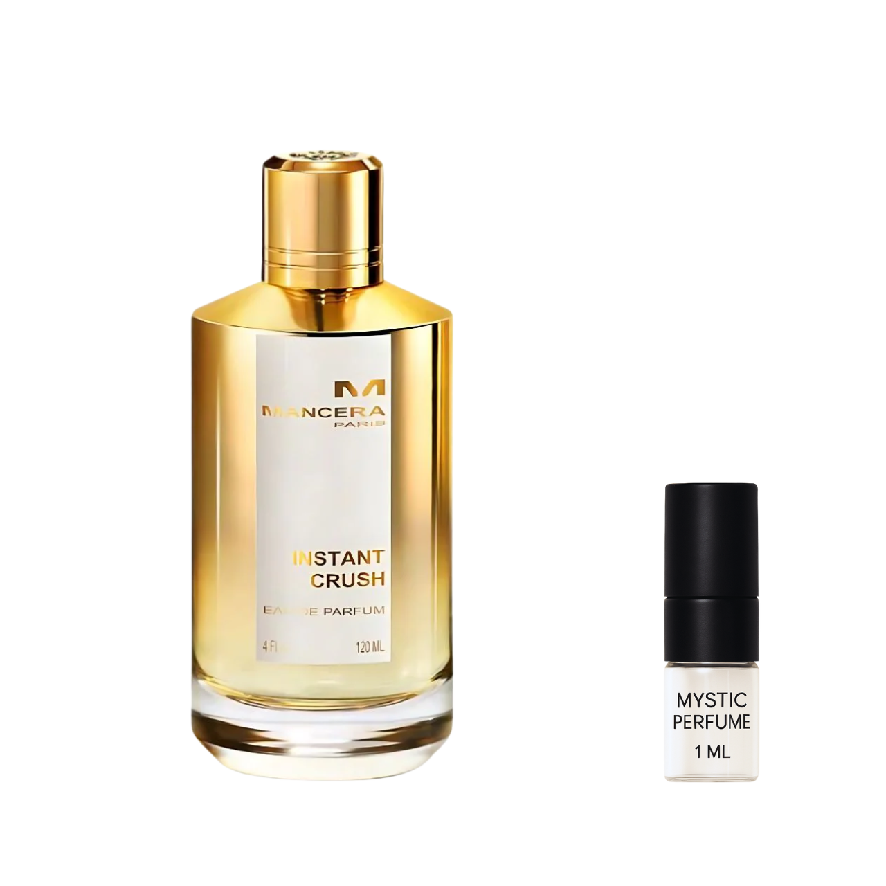 Mancera Instant Crush sample vial label detail