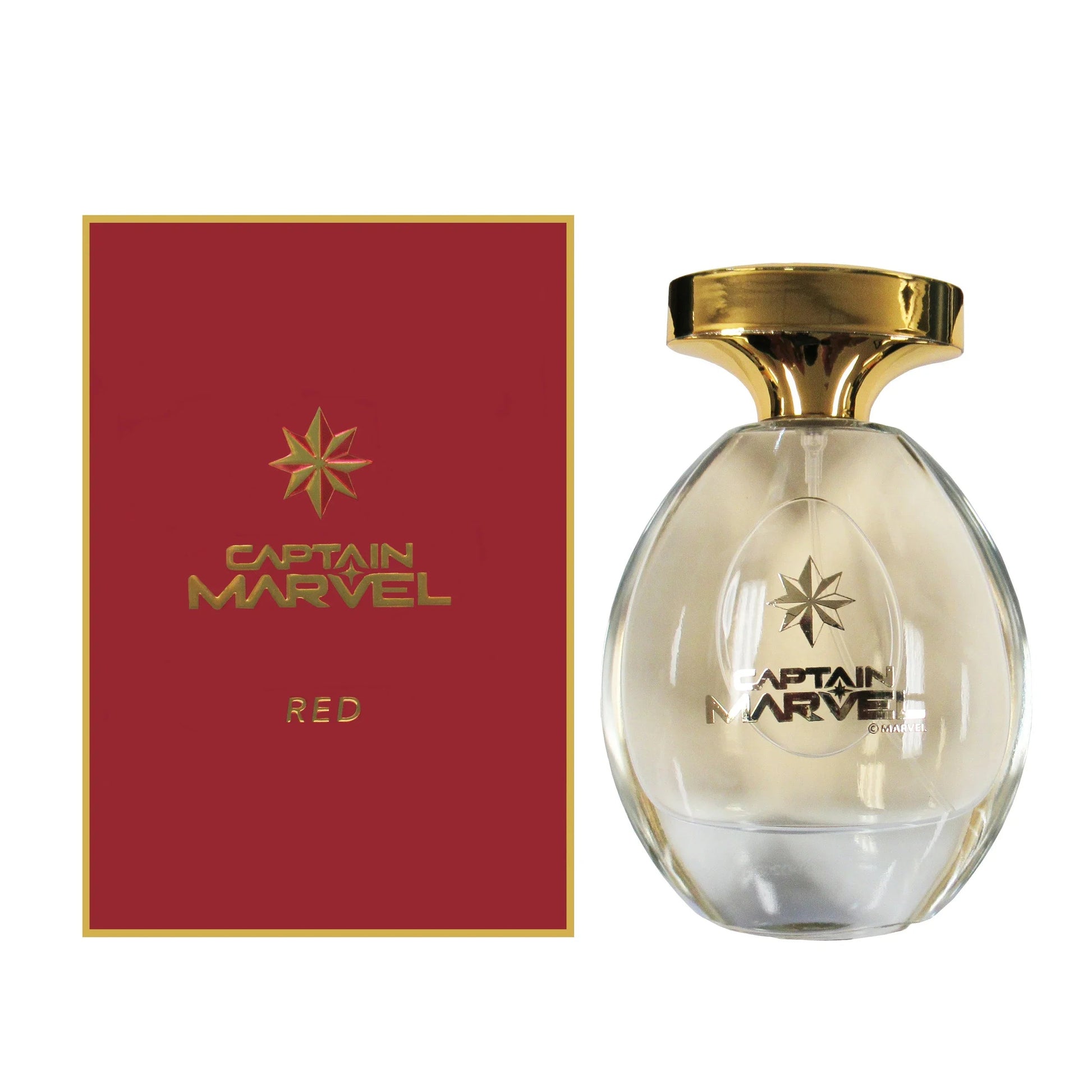 Marvel Captain Marvel Red Eau de Parfum perfume bottle