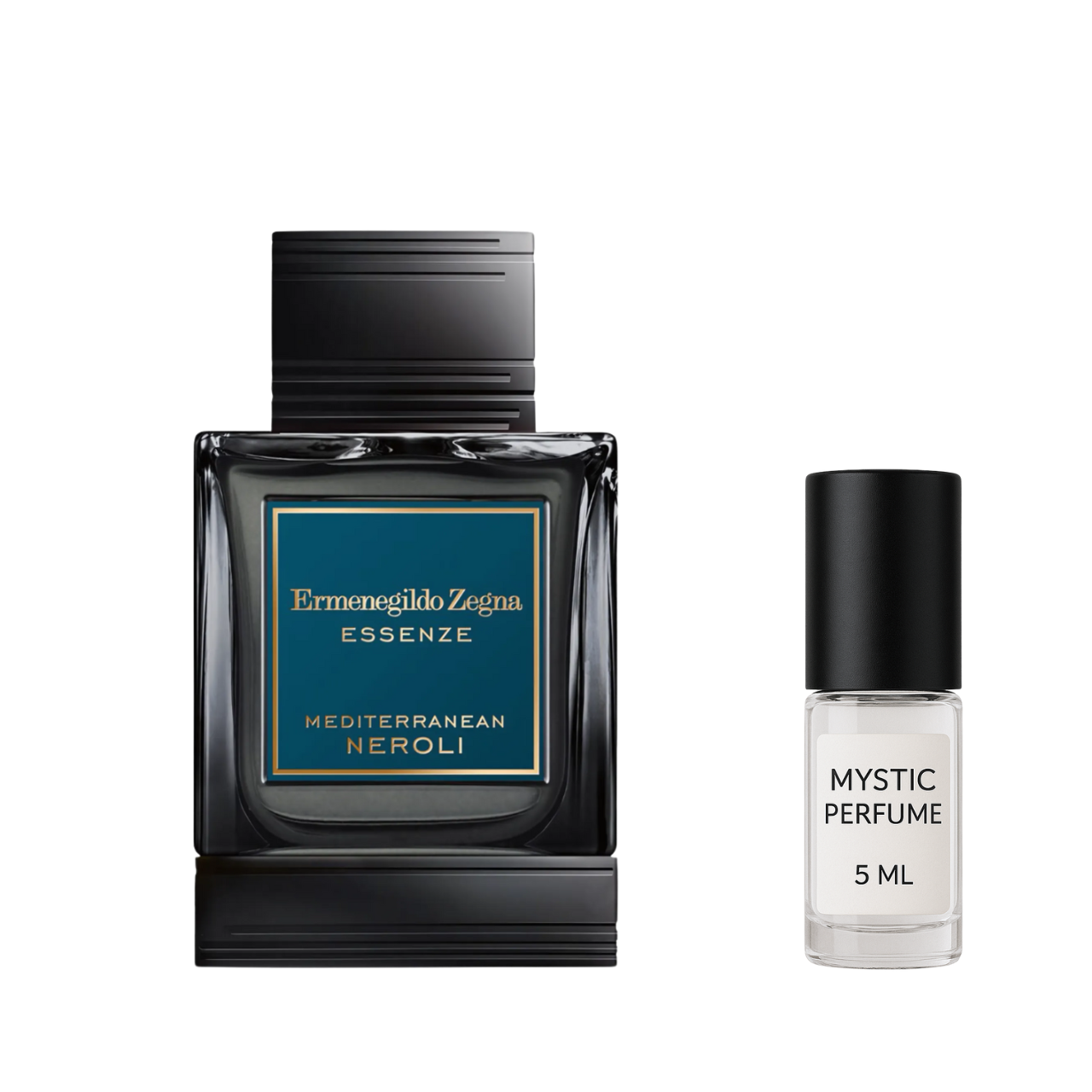 Ermenegildo Zegna Mediterranean Neroli sample vial label detail