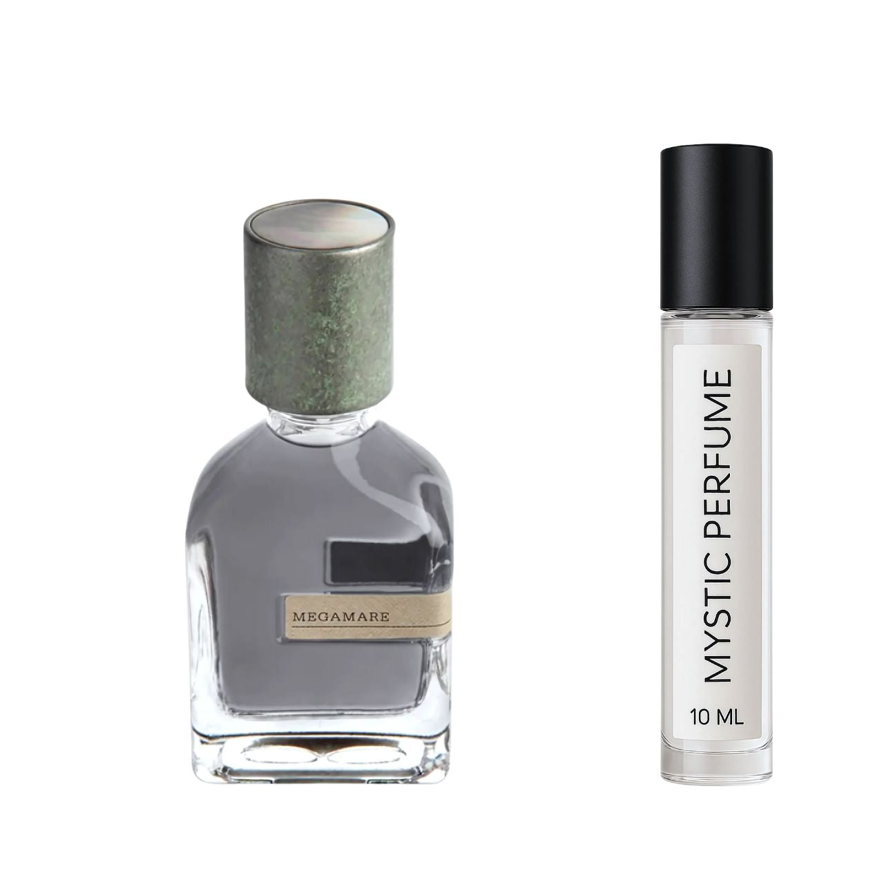 Orto Parisi Megamare sample vial label detail