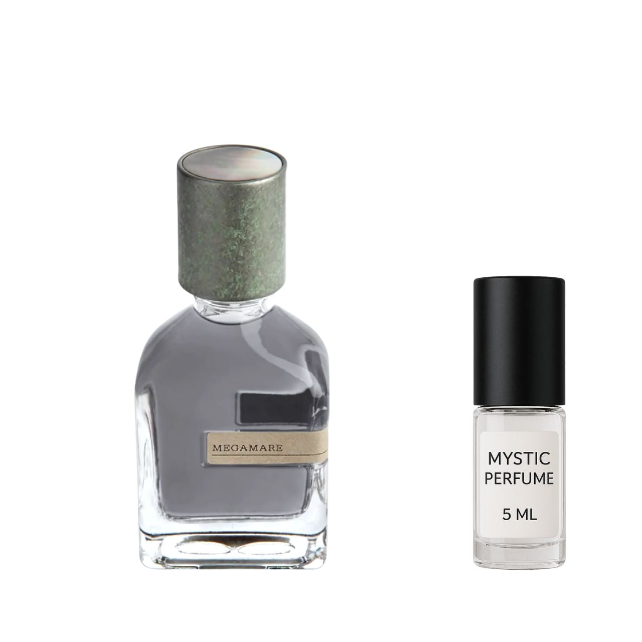 Orto Parisi Megamare sample vial label detail