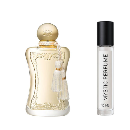 Parfums de Marly Meliora Parfum sample vial label detail
