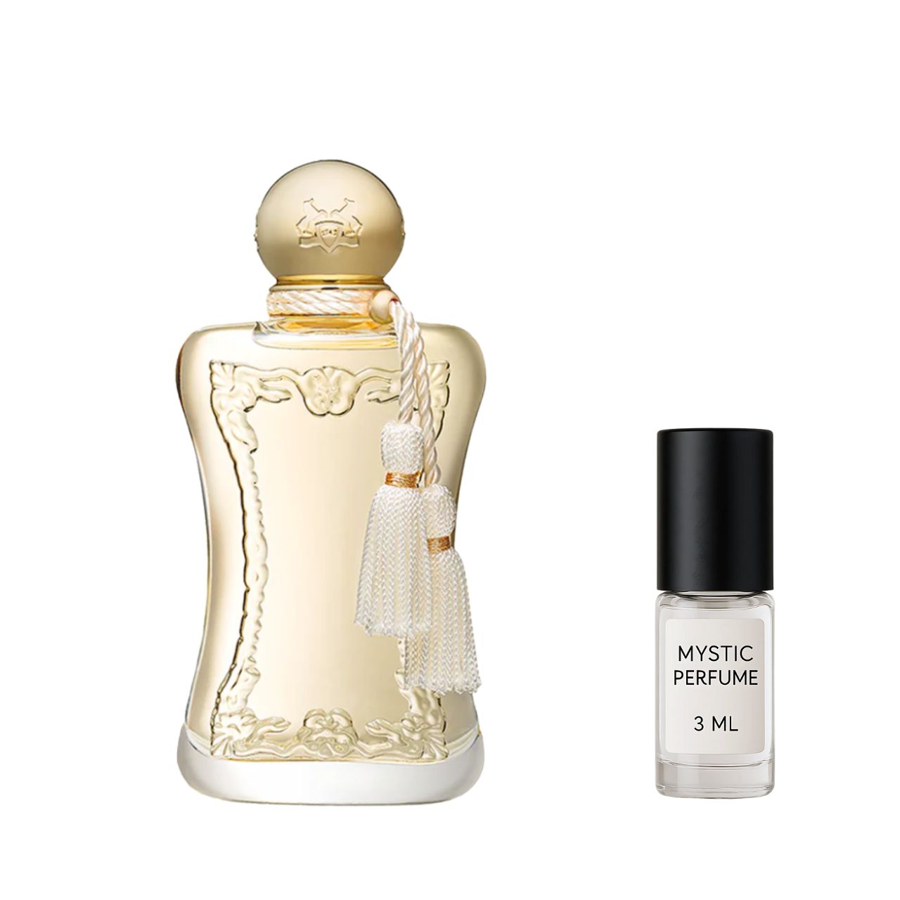 Parfums de Marly Meliora Parfum sample vial label detail