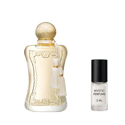 Parfums de Marly Meliora Parfum sample vial label detail