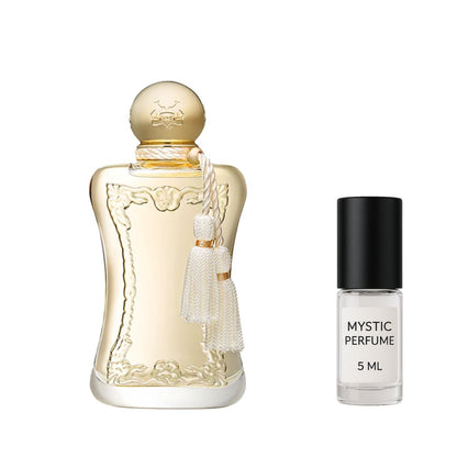 Parfums de Marly Meliora Parfum sample vial label detail