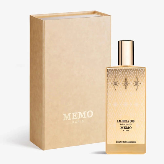 Memo Paris Lalibela Oud Escales Extraordinaires Eau de Parfum perfume bottle