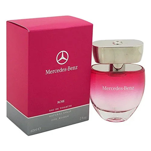 Mercedes Benz Rose Eau de Toilette perfume bottle