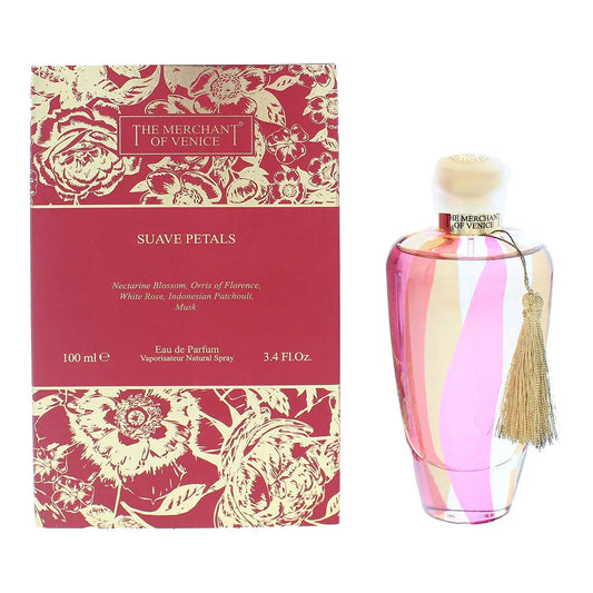 The Merchant of Venice Suave Petals Eau de Parfum perfume bottle