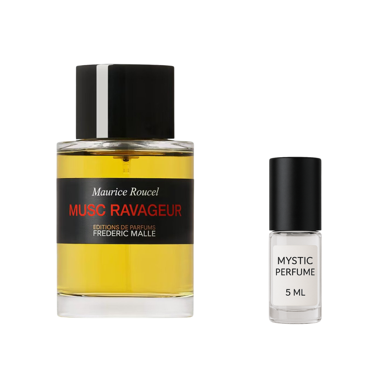 Frederic Malle Musc Ravageur sample vial label detail