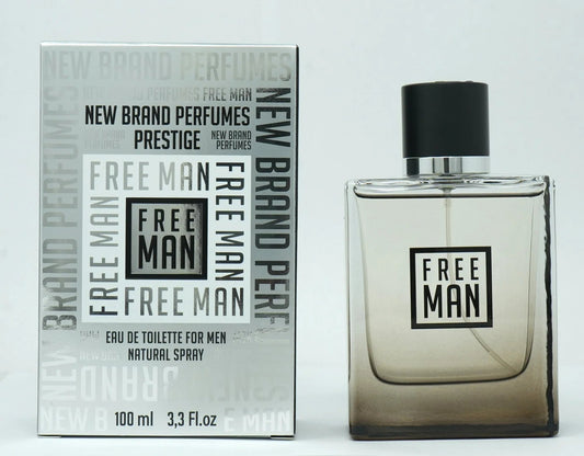New Brand Free Man Eau de Toilette perfume bottle