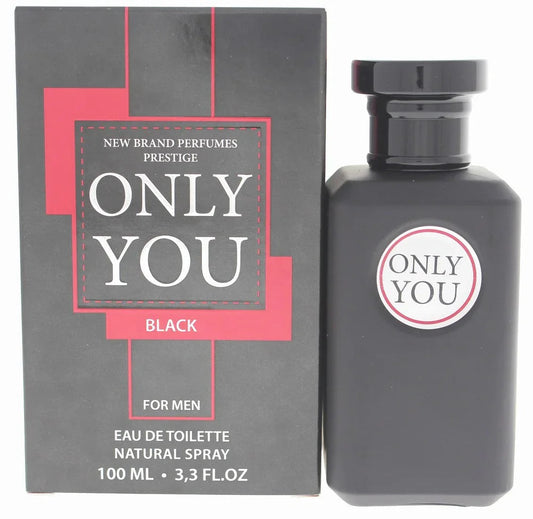 New Brand Only You Black Eau de Toilette perfume bottle