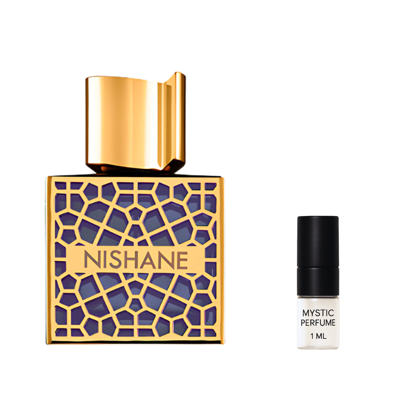 Nishane Mana sample vial label detail
