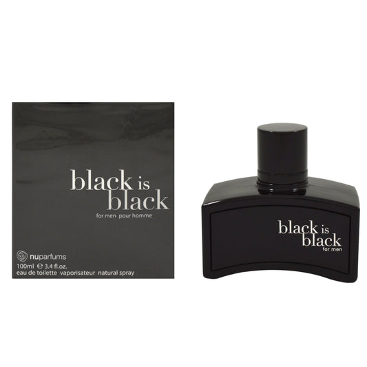 Nuparfums Black Is Black Eau de Toilette perfume bottle