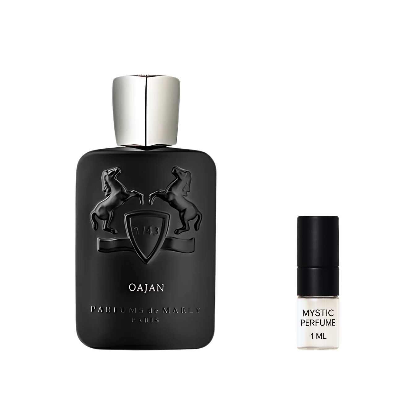 Parfums De Marly Oajan Parfum sample vial label detail