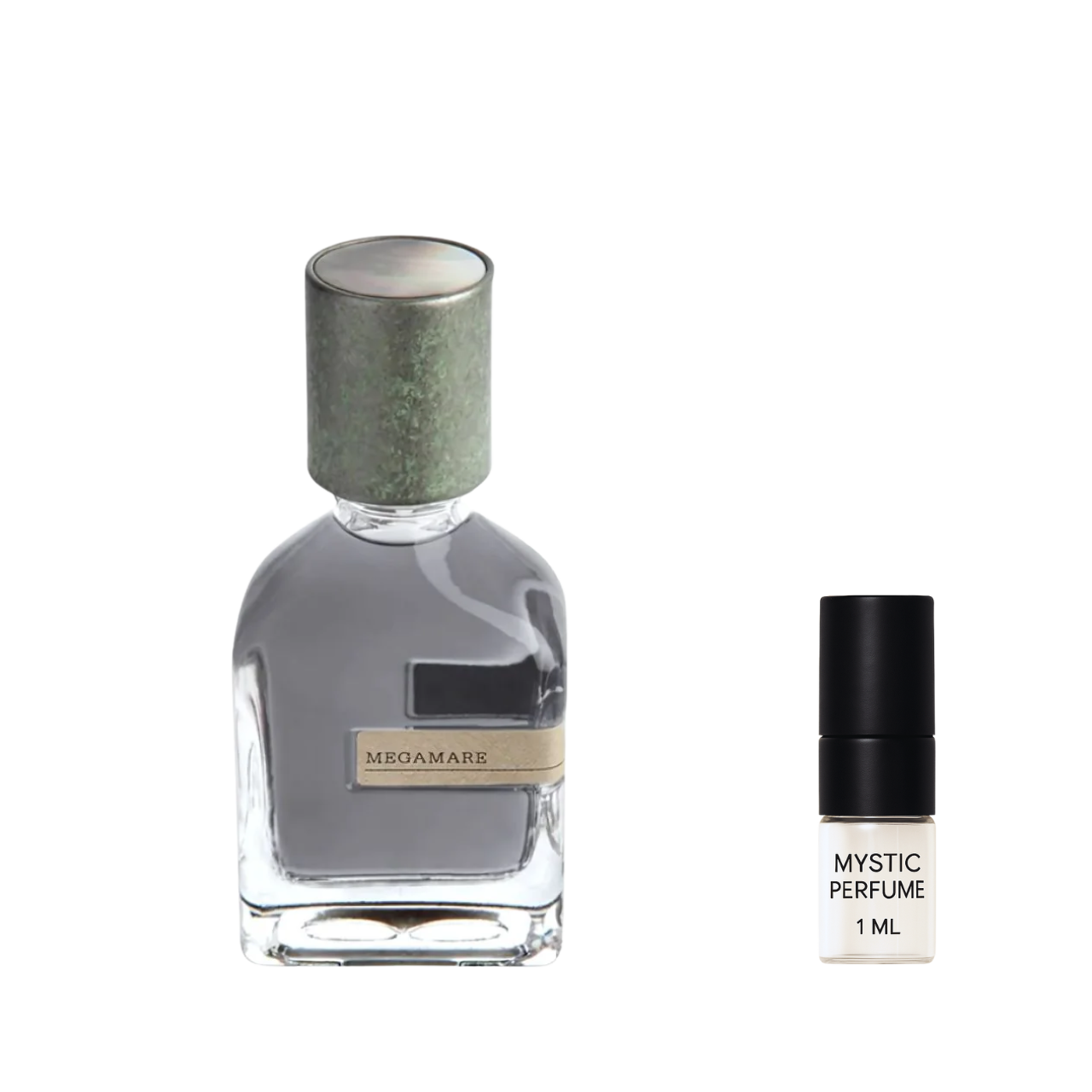 Orto Parisi Megamare sample vial label detail