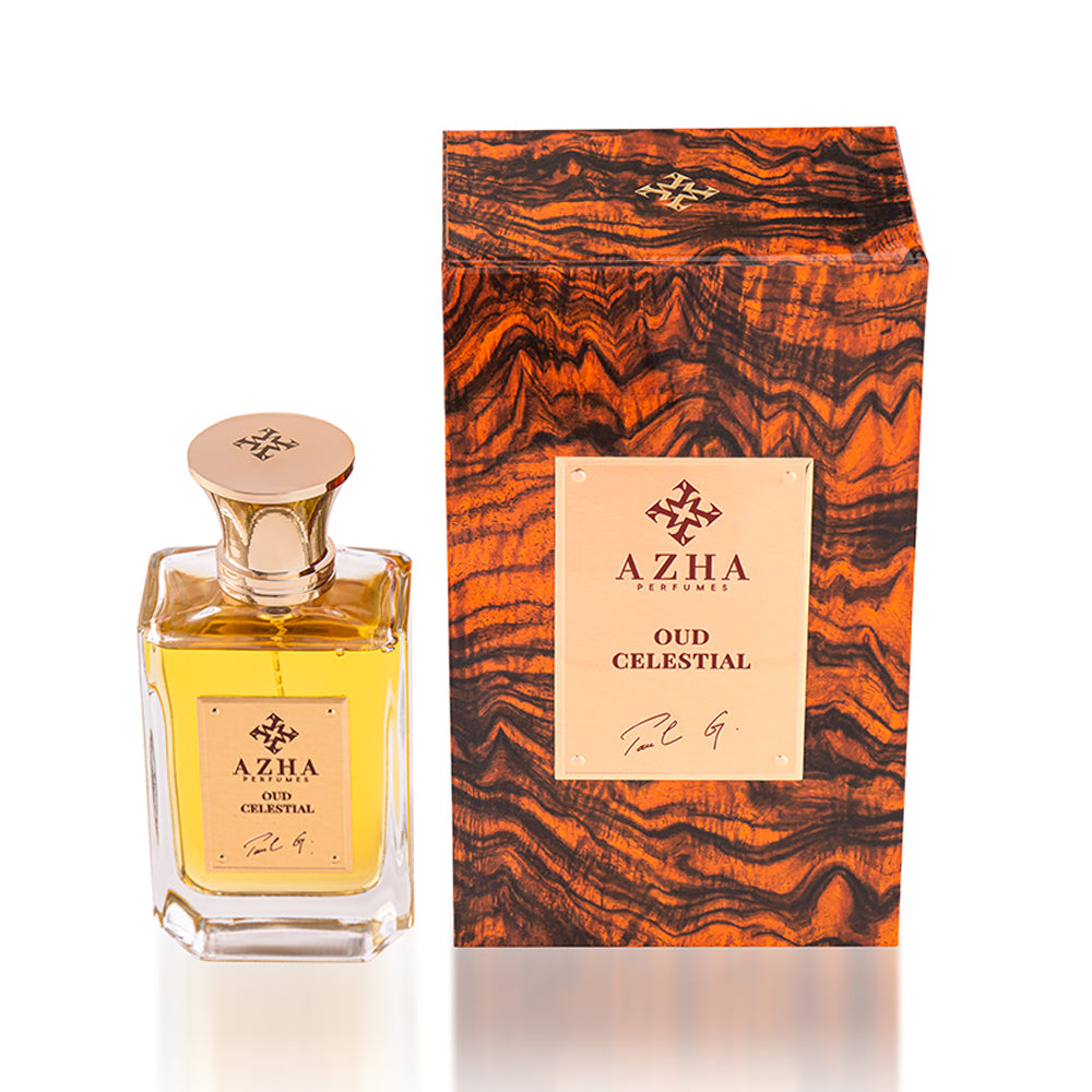 Oud Celestial bottle and box