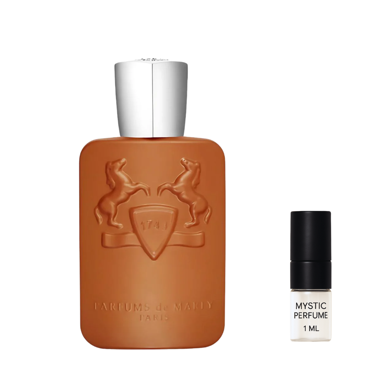 Parfums de Marly Althair Parfum sample vial label detail