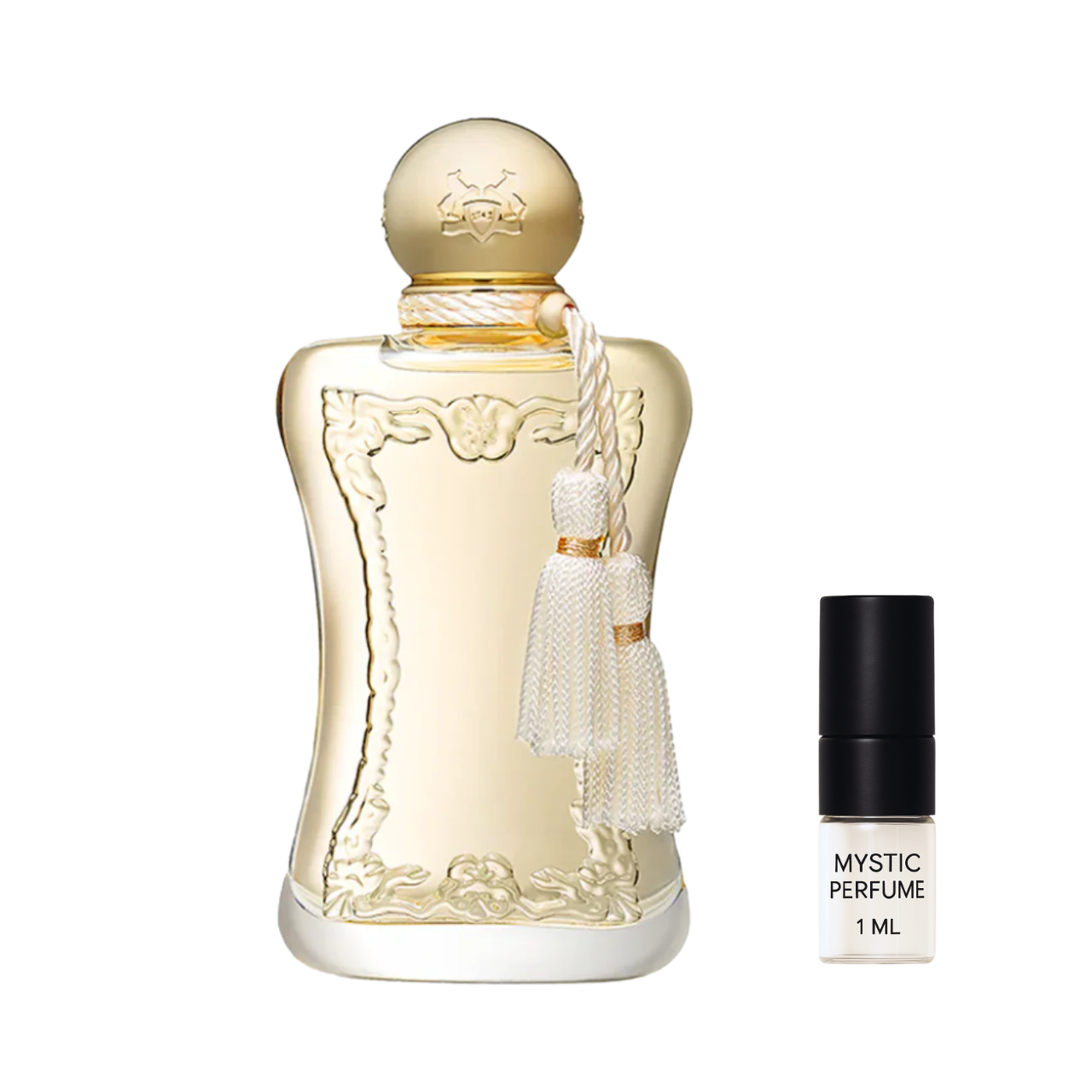 Parfums de Marly Meliora Parfum sample vial label detail