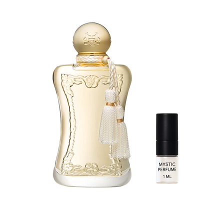 Parfums de Marly Meliora Parfum sample vial label detail